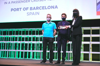 el port de barcelona recibe el premio world smart city 2021 por un sistema de movilidad inteligente de cruceristas desarrollado con deep solution i delonia